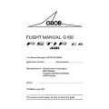 Astir CS Jeans Grob Flight Manual G 102 POH